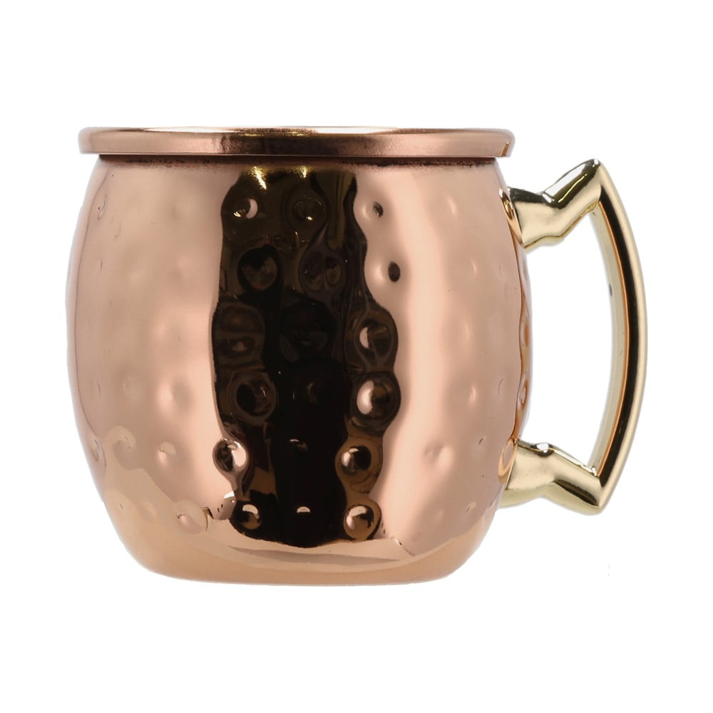 Ocelové hrnky v sadě 4 ks v měděné barvě 80 ml Moscow Mule – Lyngby Glas