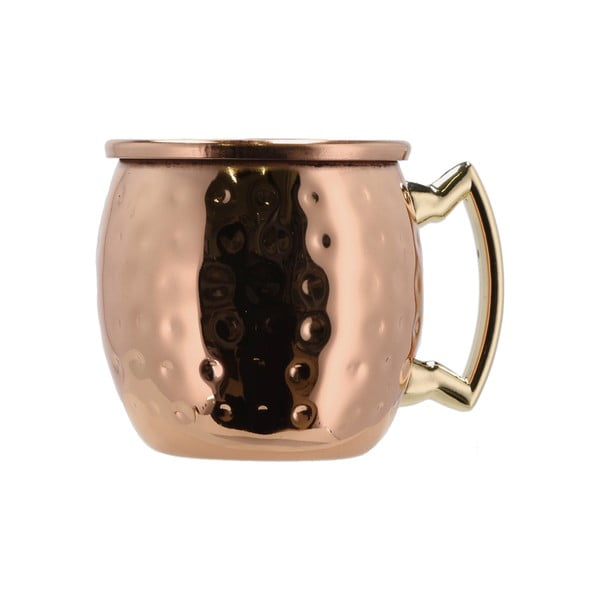 Ocelové hrnky v sadě 4 ks v měděné barvě 80 ml Moscow Mule – Lyngby Glas
