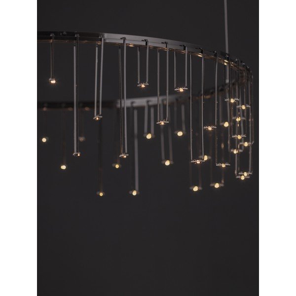 Hliníkové LED stmívatelné závěsné svítidlo v leskle stříbrné barvě ø 65 cm Stellar – Nova Luce-image-3