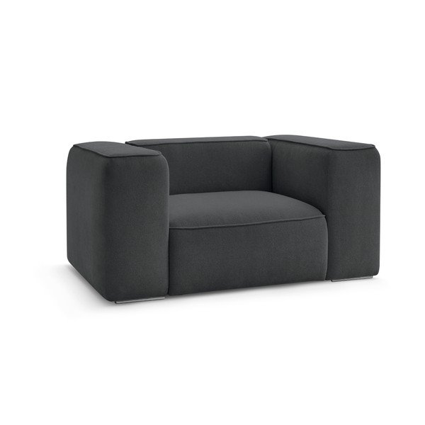 Tmavě šedé křeslo Zephyr – Bobochic Paris