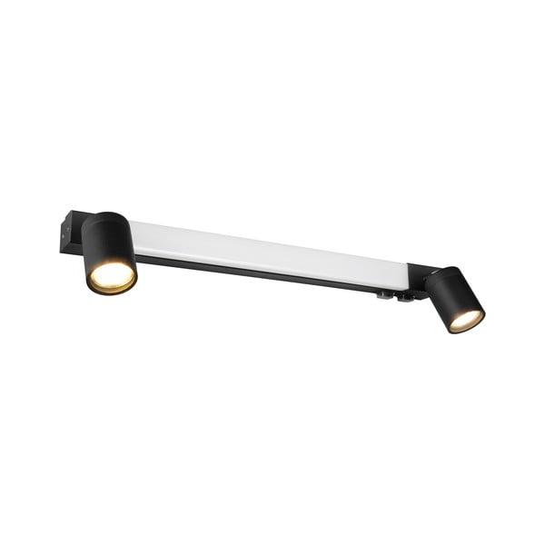 Matně černé LED nástěnné svítidlo Enrico – Trio