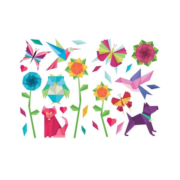 Samolepka Origami-image-1