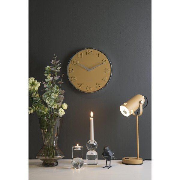 Hořčicově žlutá stolní lampa Leitmotiv Husk-image-1