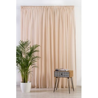 Světle hnědá záclona 140x245 cm Vicenza – Mendola Fabrics