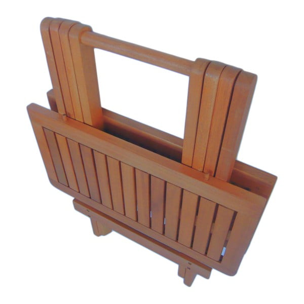 Zahradní odkládací stolek z masivu akácie 50x50 cm Cleveland – Garden Pleasure-image-3