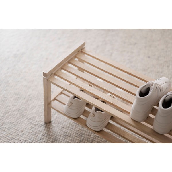 Botník z dubového dřeva v přírodní barvě Confetti – Rowico-image-4