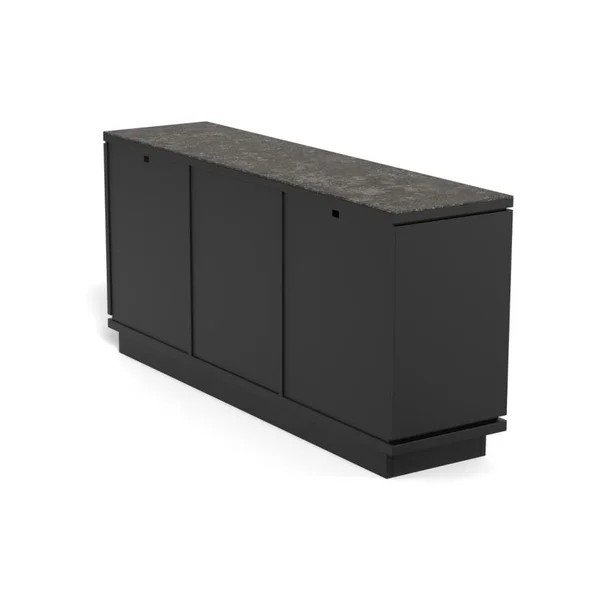 Černá komoda z MDF 160x75x40 cm Tribeca – Actona-image-2