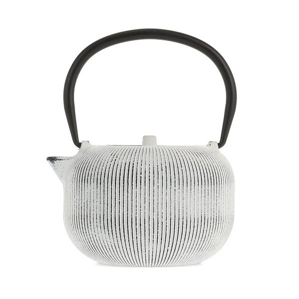 Černobílá konvice na čaj z litiny 700 ml Sencha – S|P Collection