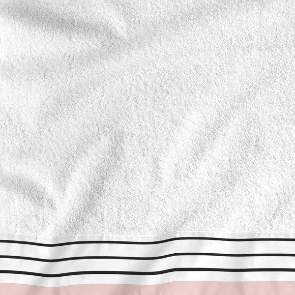 Sada 2 bavlněných ručníků Blanc Blush-image-1