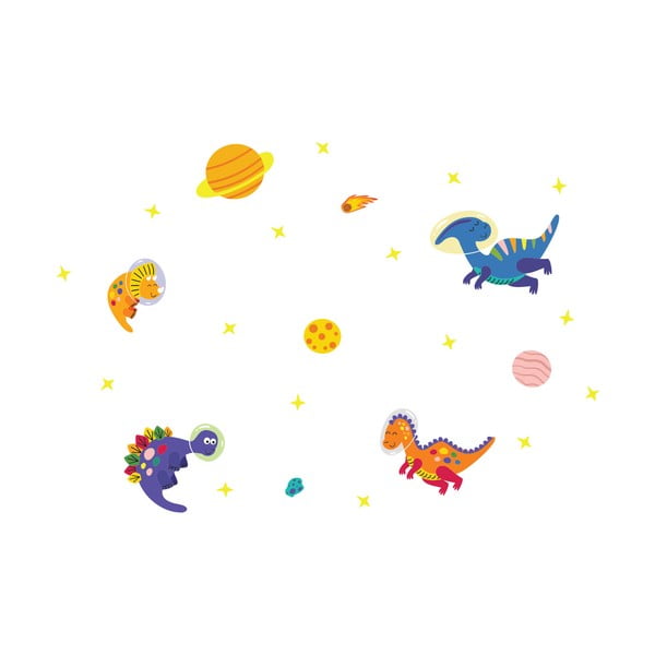 Dětské samolepky na zeď Ambiance Dinosaurs-image-2