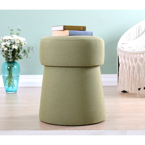 Světle zelený taburet Beans – Artie-image-1