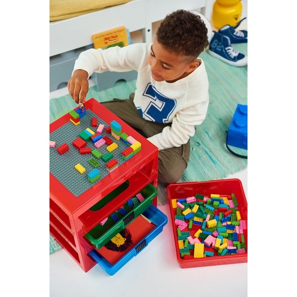 Červený organizér se 3 zásuvkami LEGO® Storage-image-1