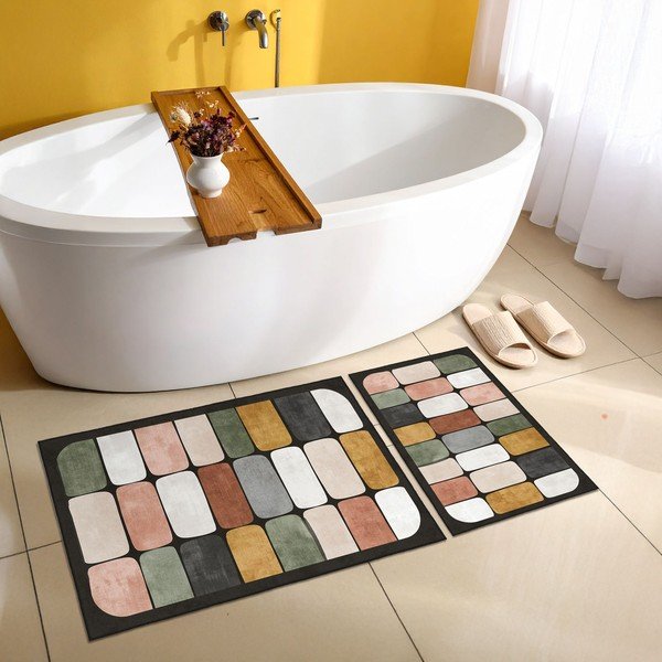 Koupelnové předložky v sadě 2 ks 60x100 cm – Foutastic-image-1