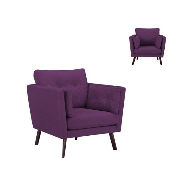 Fialové křeslo Mazzini Sofas Elena-image-2