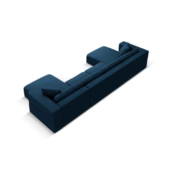 Modrá rohová pohovka do "U" Esther – Milo Casa-image-3