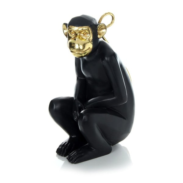 Černá dekorativní soška 360 Living Primate 422