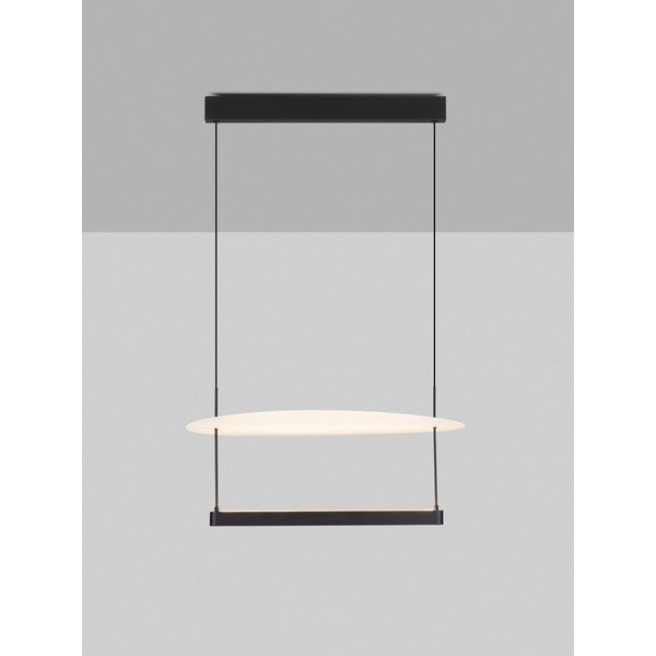 Bílé/matně černé hliníkové LED stmívatelné závěsné svítidlo ø 60 cm Diona – Nova Luce-image-3