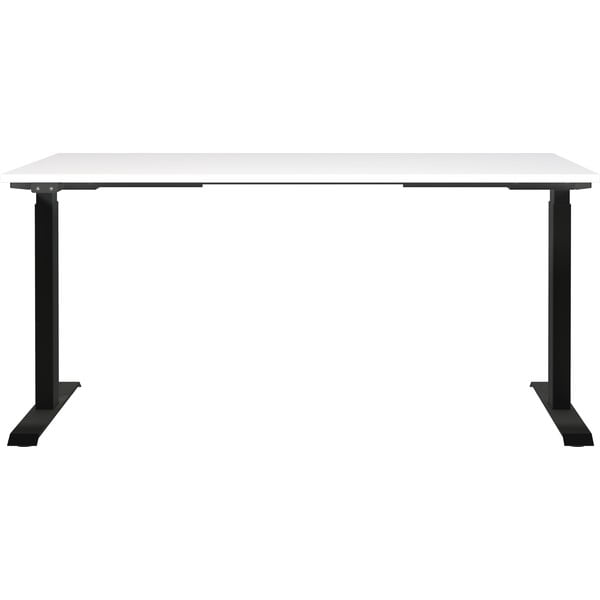 Pracovní stůl s elektricky nastavitelnou výškou s bílou deskou 80x160 cm Jet – Germania-image-2