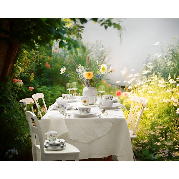 Bílý dezertní  porcelánový talíř ø 22 cm Hammershøi Summer – Kähler Design-image-4