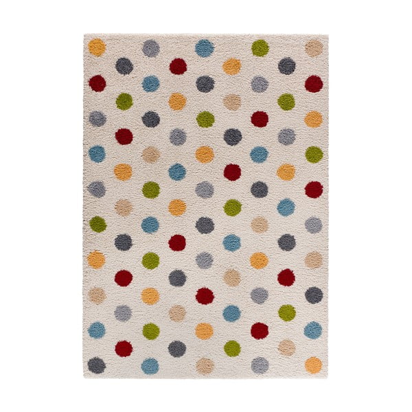 Krémový koberec 57x110 cm Norge Dots – Universal