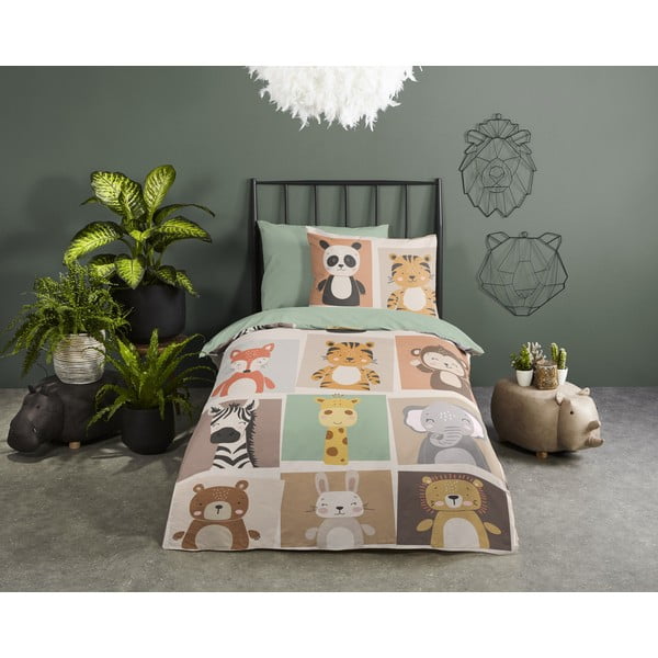 Dětské povlečení na jednolůžko/prodloužené z mikrovlákna 140x220 cm Ranger – Good Morning-image-1