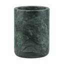 Tmavě zelený mramorový kelímek na zubní kartáčky Marble – Mette Ditmer Denmark