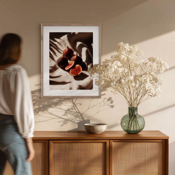 Tištěný obraz s rámem 40x50 cm Ripe Figs – Styler-image-2