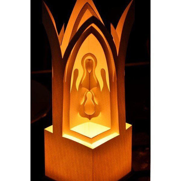 Svícen MooDoo Design Betlém Praha, výška 31 cm-image-4