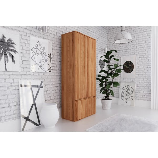 Šatní skříň z bukového dřeva 90x206 cm Vento 2 - The Beds-image-4