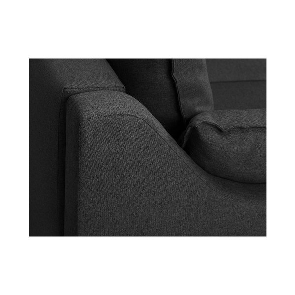 Tmavě šedá pohovka Mazzini Sofas Ancolie, 150 cm-image-4