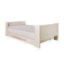 Béžová dětská postel s úložným prostorem bez roštu 90x200 cm Kids – Roba