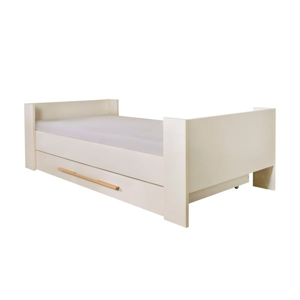 Béžová dětská postel s úložným prostorem bez roštu 90x200 cm Kids – Roba