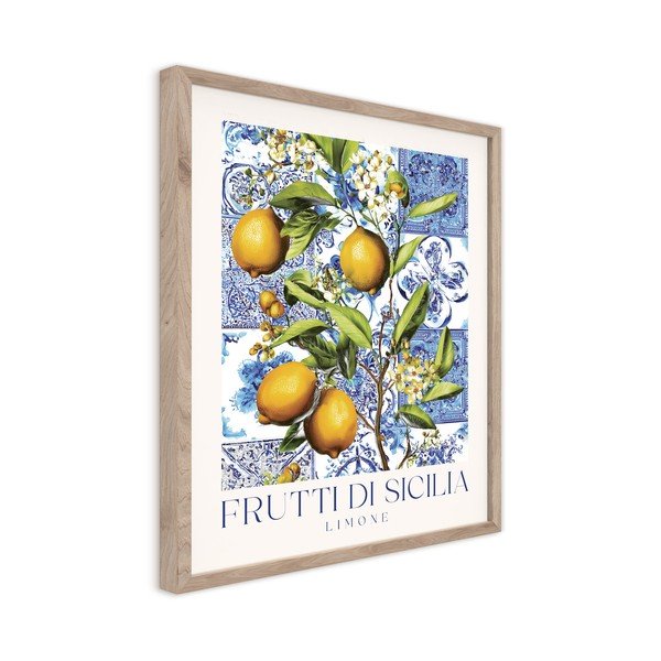 Tištěný obraz s rámem 40x50 cm Sicilia – Styler-image-4