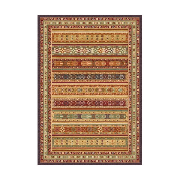 Béžovo-hnědý koberec Universal Nova, 67 x 200 cm