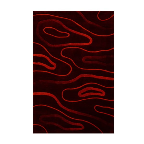Ručně tkaný koberec Phoenix, 140x200 cm, červený