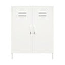 Bílá kovová skříňka 40x102x80 cm Mission District – Støraa