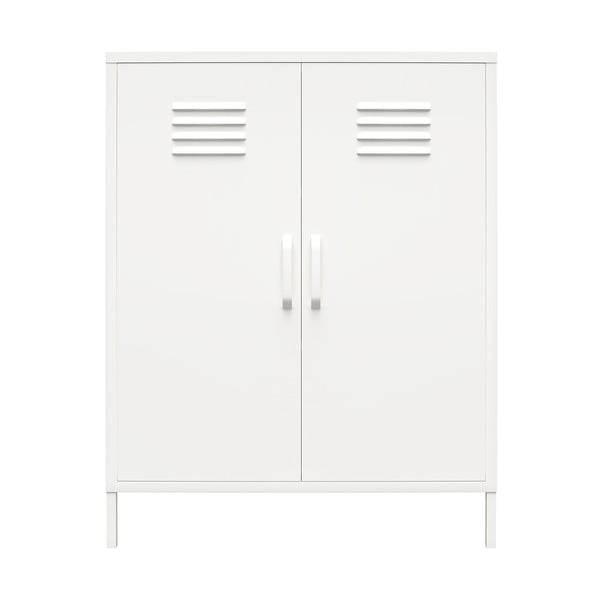 Bílá kovová skříňka 40x102x80 cm Mission District – Støraa