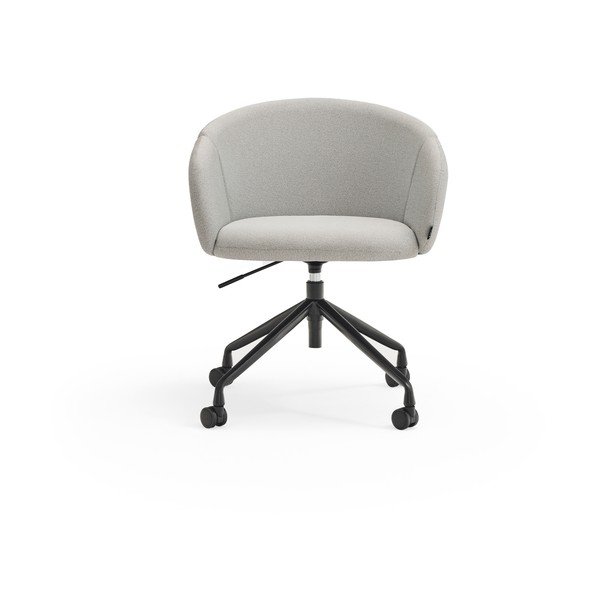 Světle šedá čalouněná kancelářská židle Add – Teulat-image-1