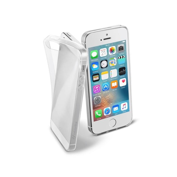 Transparentní extratenký zadní kryt CellularLine Fine Apple iPhone 5/5S/SE