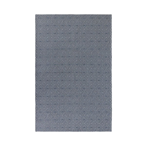 Modrý bavlněný koberec Flair Rugs Pappel, 153 x 230 cm