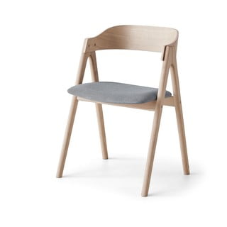 Jídelní židle z dubového dřeva s šedým sedákem Findahl by Hammel Mette