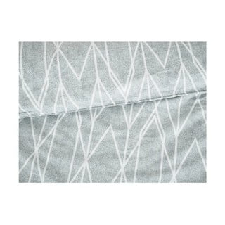 Šedé krepové povlečení na jednolůžko 140x200 cm Gray Stripes – B.E.S.