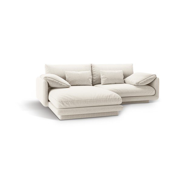 Bílá rohová pohovka (levý roh) Torino – Micadoni Home-image-2