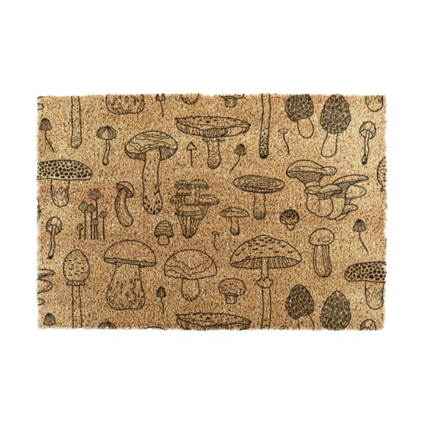 Rohožka z kokosového vlákna 40x60 cm Mushrooms – Artsy Doormats