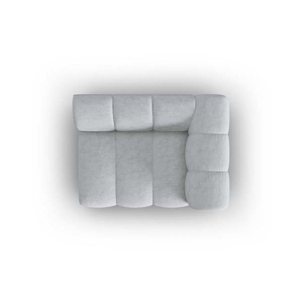 Světle šedý modul pohovky (pravý roh) Lupine – Micadoni Home-image-4