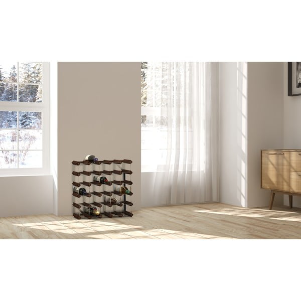 Regál na víno z jasanového dřeva na 30 lahví - RTA-image-3