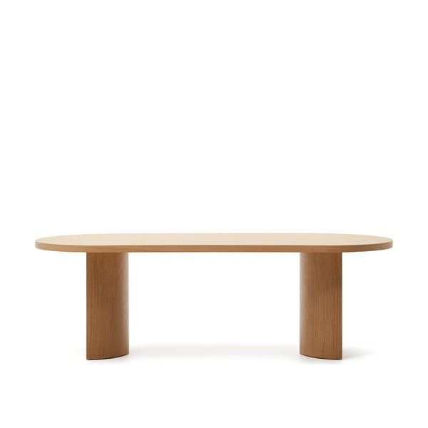 Jídelní stůl v dekoru dubu 100x240 cm Nealy – Kave Home-image-4