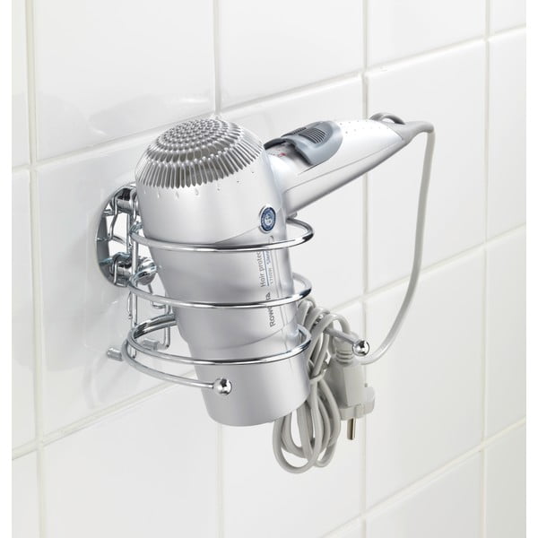 Samodržící věšák na fén Wenko Turbo-Loc, nosnost až 40 kg-image-1