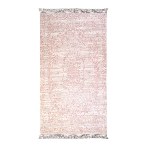 Růžový koberec Vitaus Hali Gobekli, 50 x 80 cm