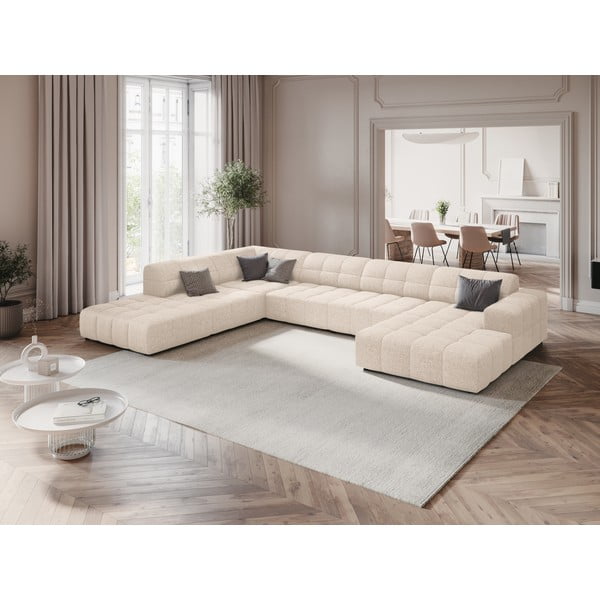 Krémová rohová pohovka (levý roh/do "U") Chicago – Cosmopolitan Design-image-1